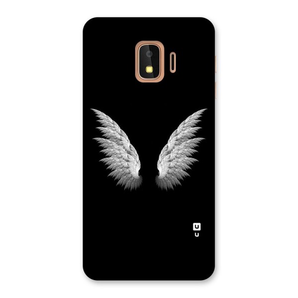 White Wings Back Case for Galaxy J2 Core