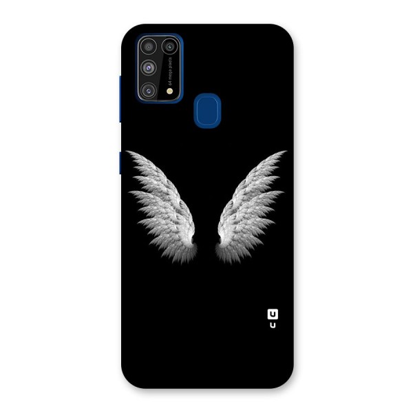 White Wings Back Case for Galaxy M31