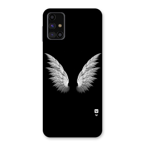 White Wings Back Case for Galaxy M31s