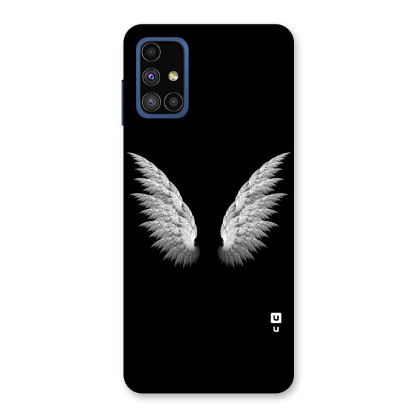 White Wings Back Case for Galaxy M51