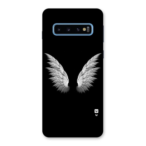 White Wings Back Case for Galaxy S10