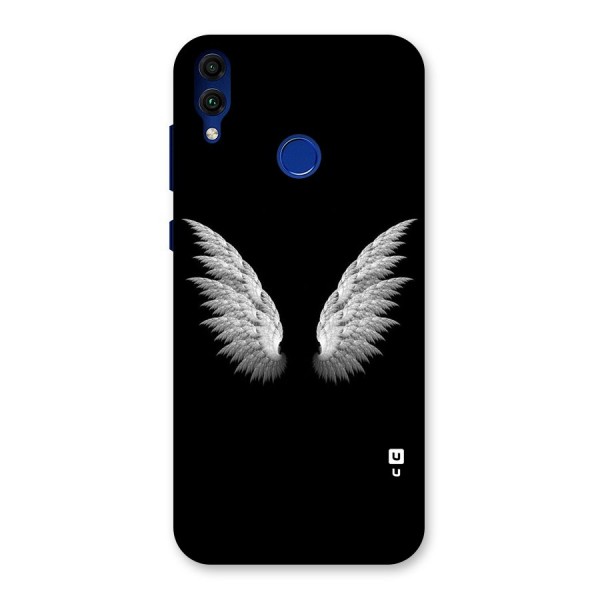 White Wings Back Case for Honor 8C