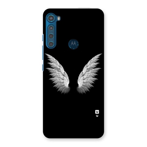 White Wings Back Case for Motorola One Fusion Plus