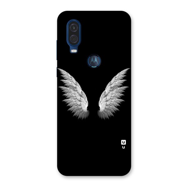 White Wings Back Case for Motorola One Vision