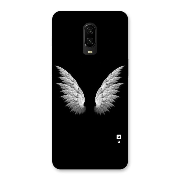 White Wings Back Case for OnePlus 6T