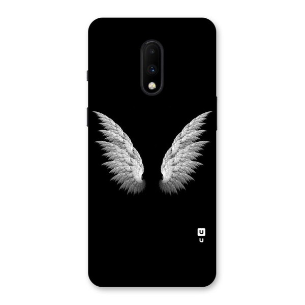 White Wings Back Case for OnePlus 7