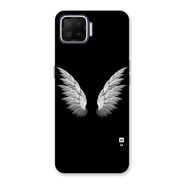 White Wings Back Case for Oppo F17