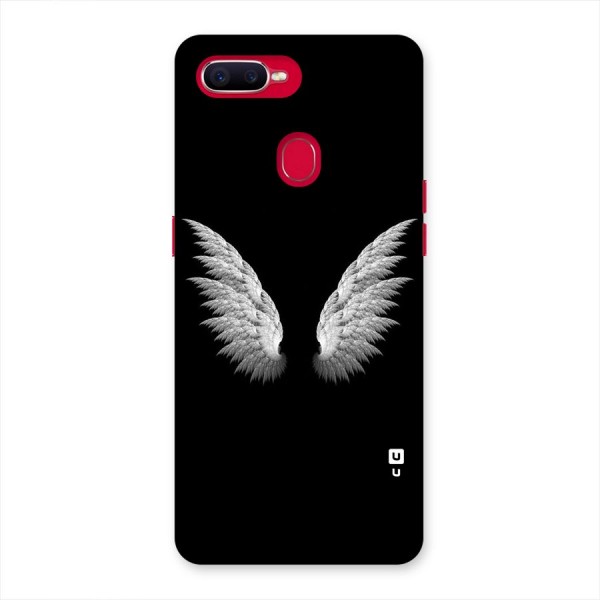 White Wings Back Case for Oppo F9 Pro