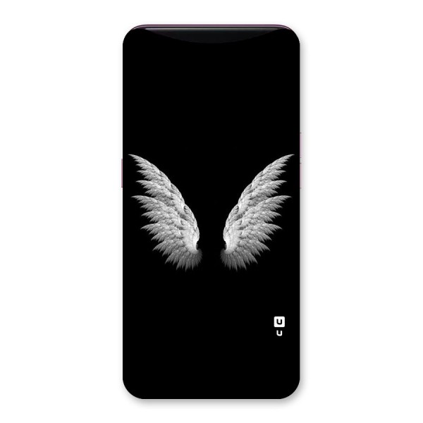 White Wings Back Case for Oppo Find X