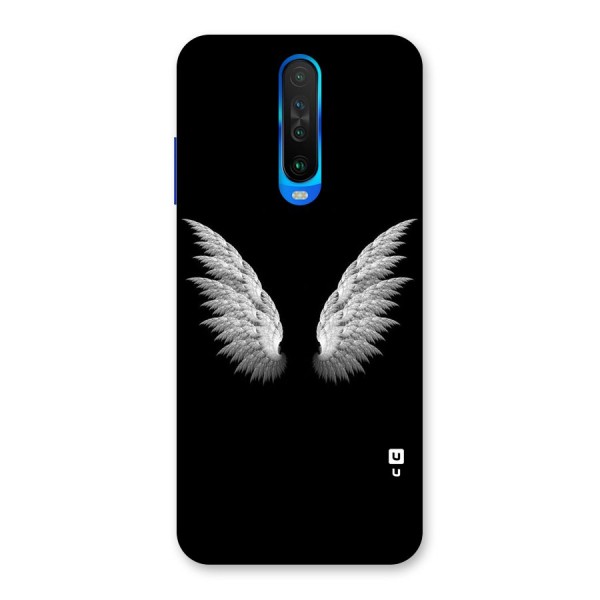 White Wings Back Case for Poco X2