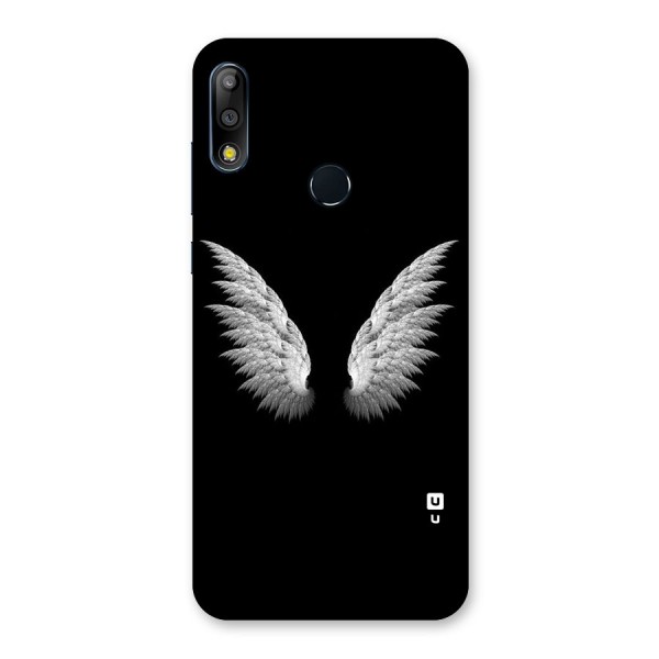 White Wings Back Case for Zenfone Max Pro M2