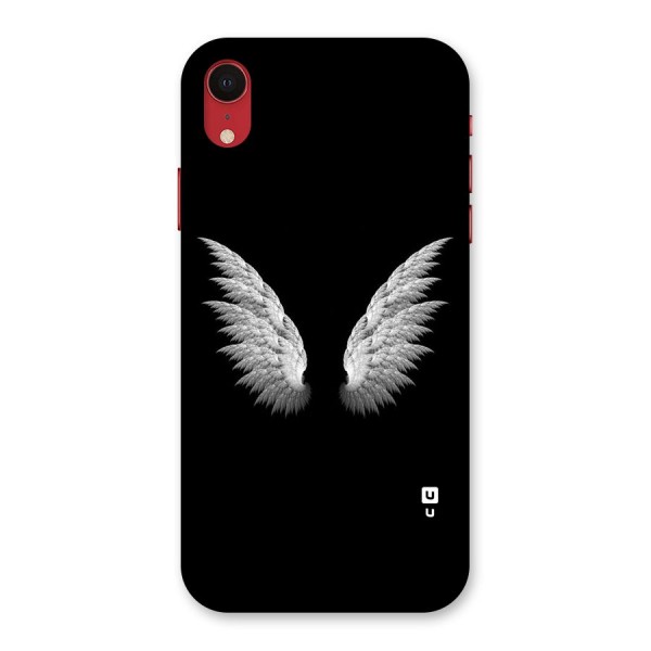 White Wings Back Case for iPhone XR