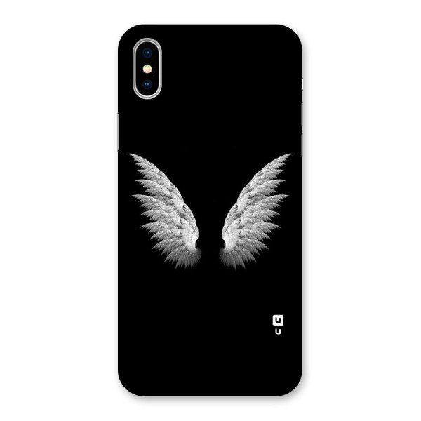 White Wings Back Case for iPhone XS