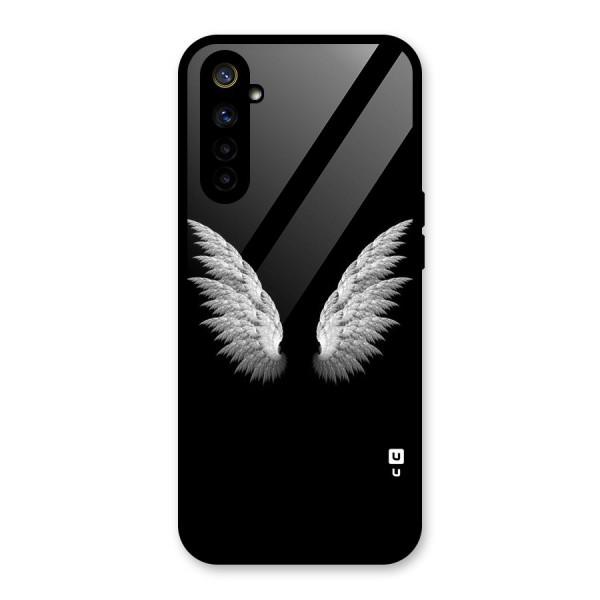 White Wings Glass Back Case for Realme 6