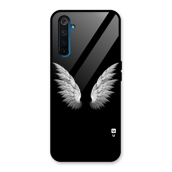 White Wings Glass Back Case for Realme 6 Pro