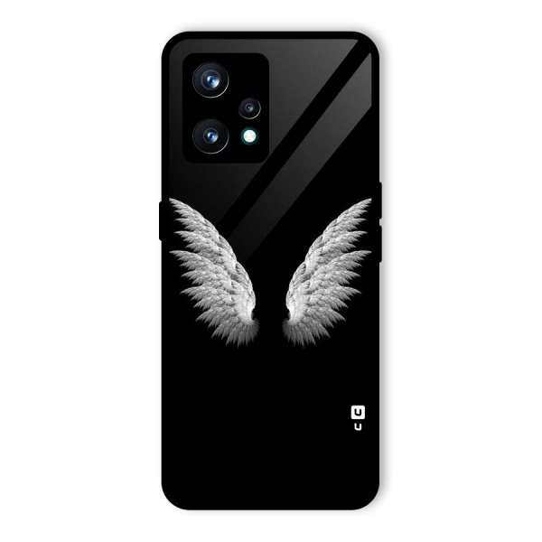 White Wings Glass Back Case for Realme 9
