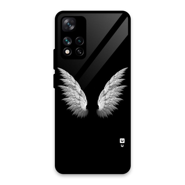 White Wings Glass Back Case for Xiaomi 11i 5G