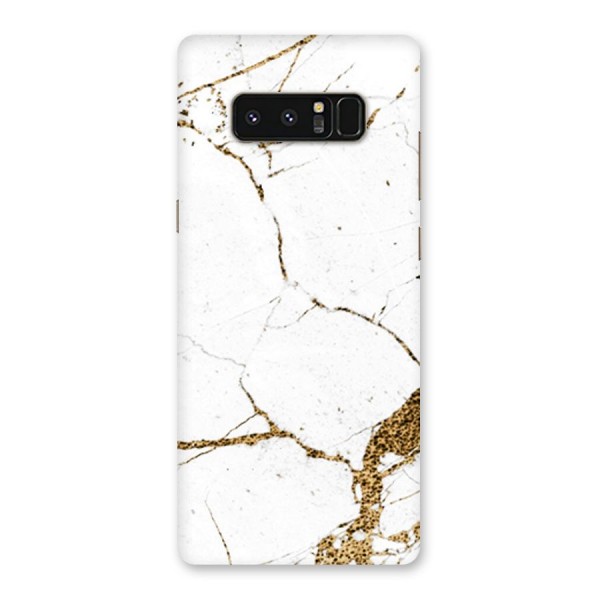 White and Gold Design Back Case for Galaxy Note 8