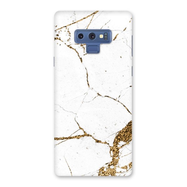 White and Gold Design Back Case for Galaxy Note 9