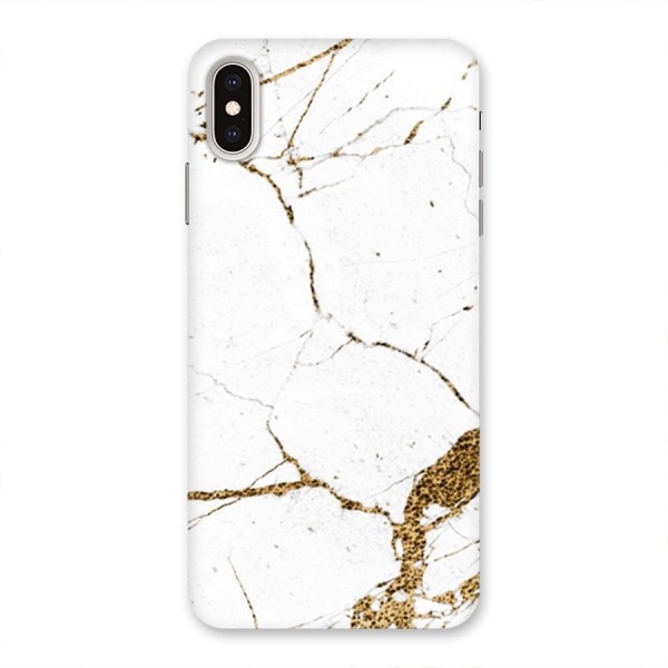 White and Gold Design Back Case for iPhone XS Max