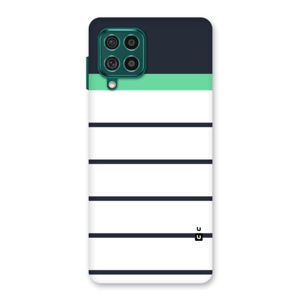White and Simple Stripes Back Case for Galaxy F62