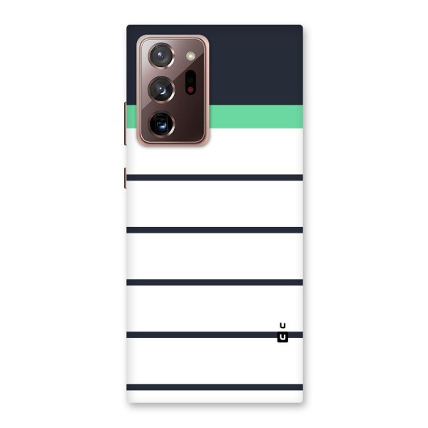 White and Simple Stripes Back Case for Galaxy Note 20 Ultra