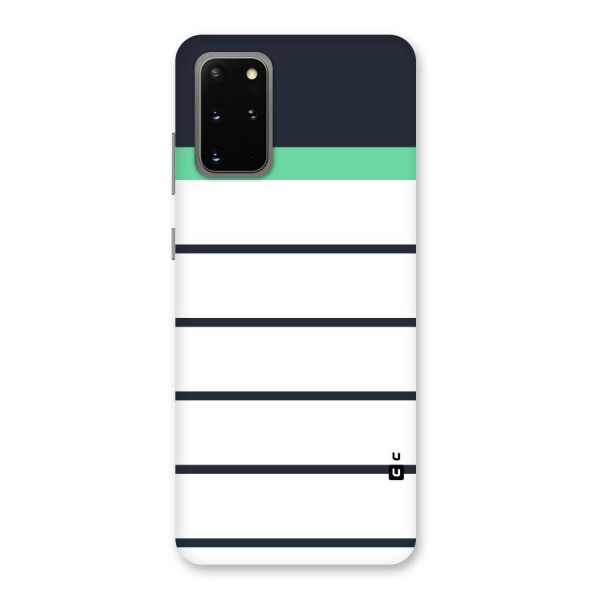 White and Simple Stripes Back Case for Galaxy S20 Plus
