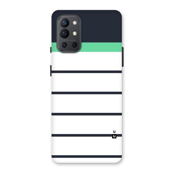 White and Simple Stripes Back Case for OnePlus 9R
