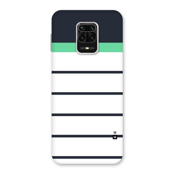 White and Simple Stripes Back Case for Poco M2 Pro
