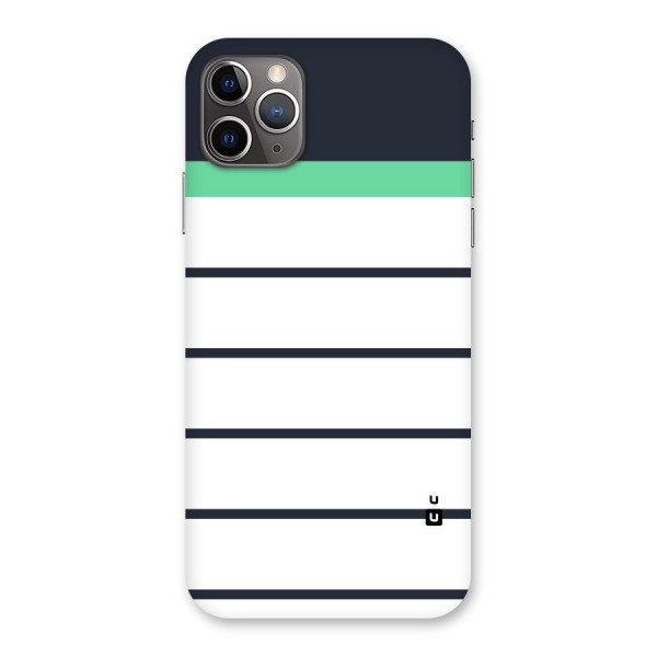 White and Simple Stripes Back Case for iPhone 11 Pro Max