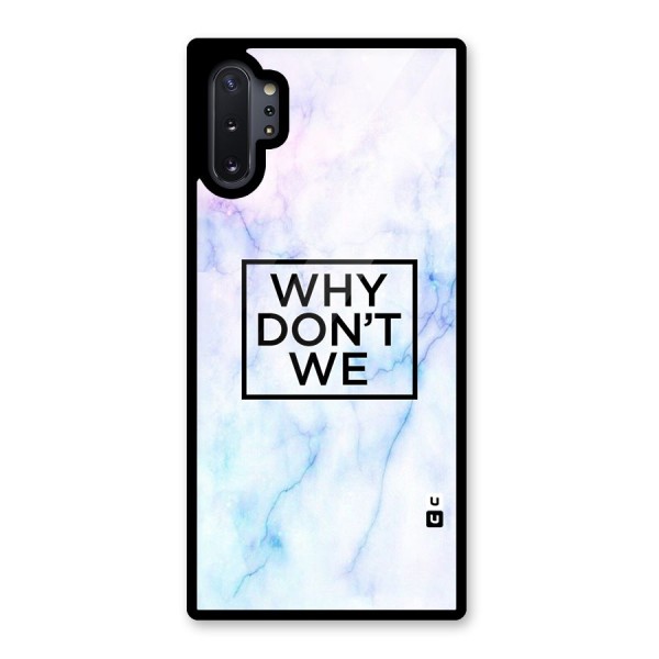 Why Dont We Glass Back Case for Galaxy Note 10 Plus