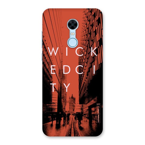 Wicked City Back Case for Redmi Note 5