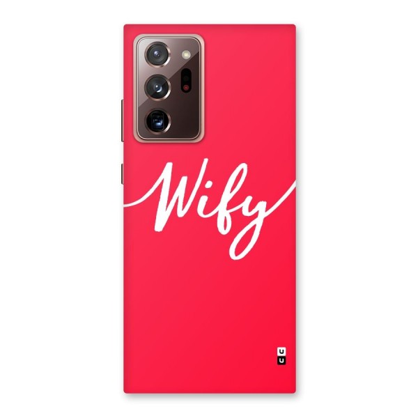 Wify Back Case for Galaxy Note 20 Ultra