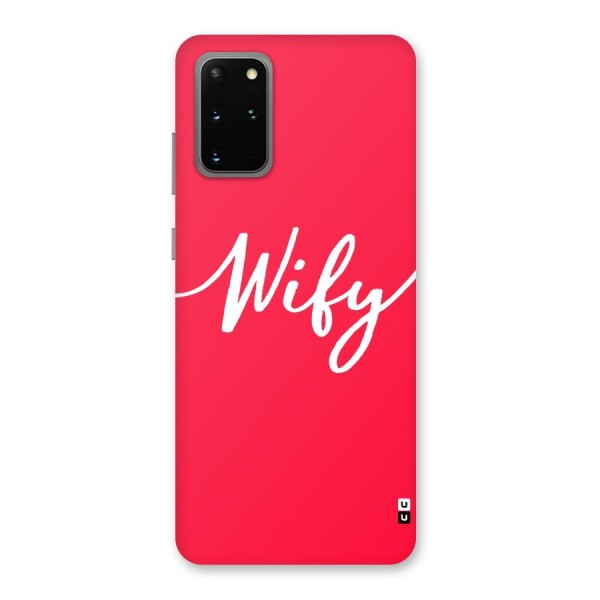 Wify Back Case for Galaxy S20 Plus