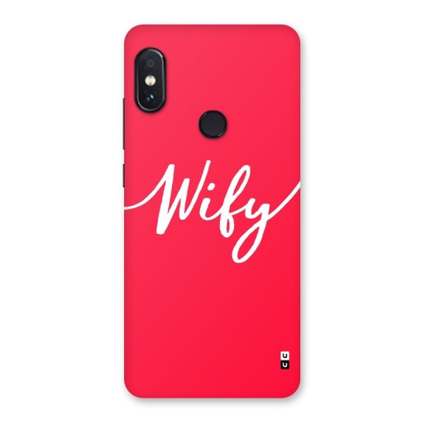 Wify Back Case for Redmi Note 5 Pro
