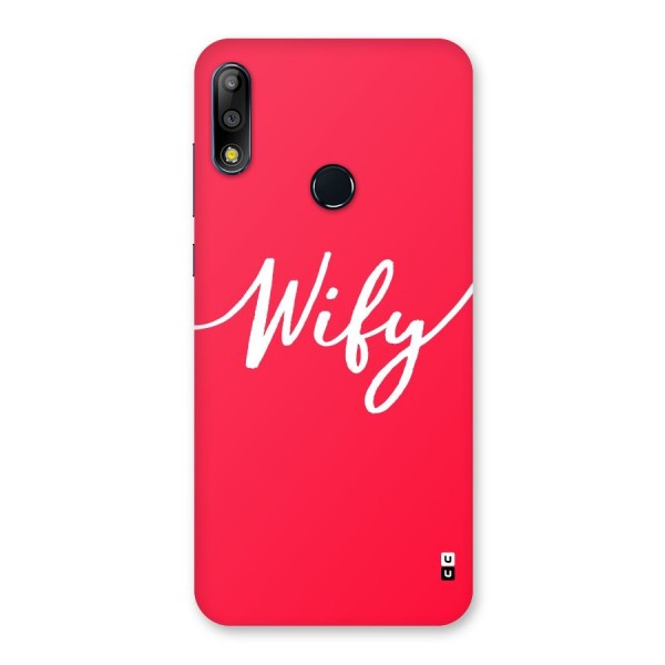 Wify Back Case for Zenfone Max Pro M2