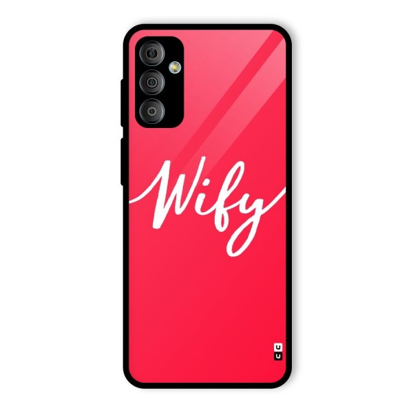 Wify Glass Back Case for Galaxy F23