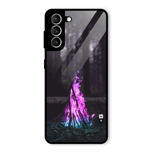 Wild Fire Glass Back Case for Galaxy S21 5G