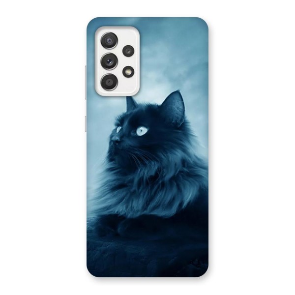 Wild Forest Cat Back Case for Galaxy A52