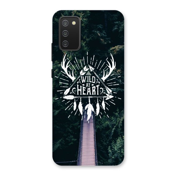Wild Heart Back Case for Galaxy F02s