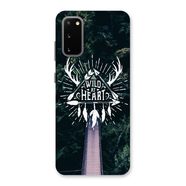 Wild Heart Back Case for Galaxy S20