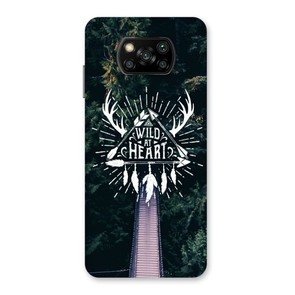 Wild Heart Back Case for Poco X3