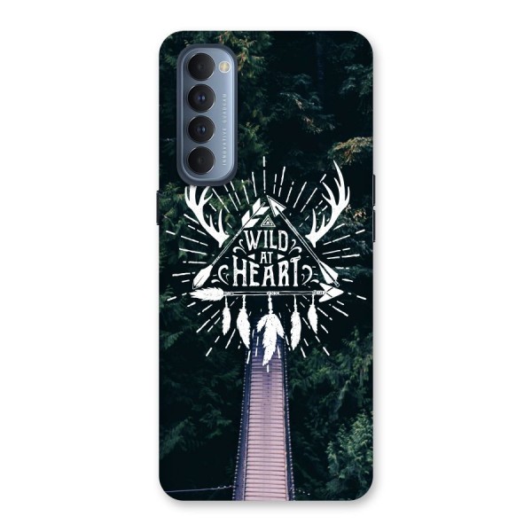 Wild Heart Back Case for Reno4 Pro