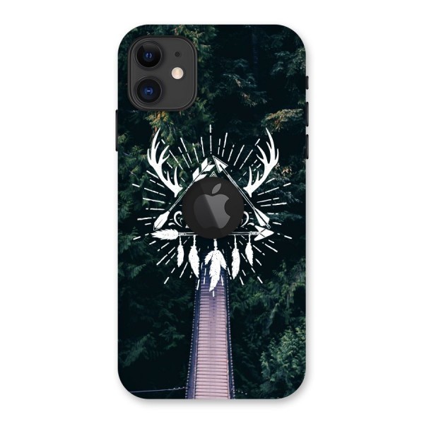 Wild Heart Back Case for iPhone 11 Logo Cut