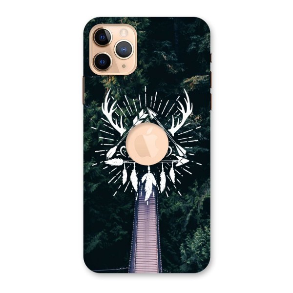 Wild Heart Back Case for iPhone 11 Pro Max Logo Cut