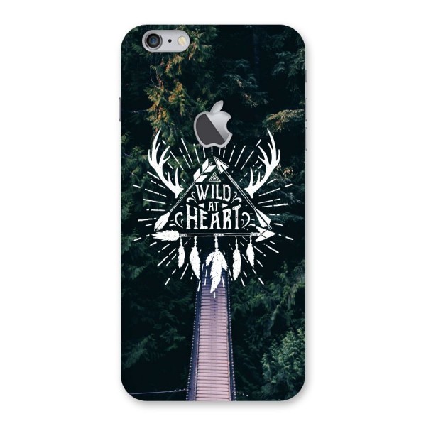 Wild Heart Back Case for iPhone 6 Plus 6S Plus Logo Cut