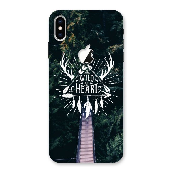 Wild Heart Back Case for iPhone XS Max Apple Cut