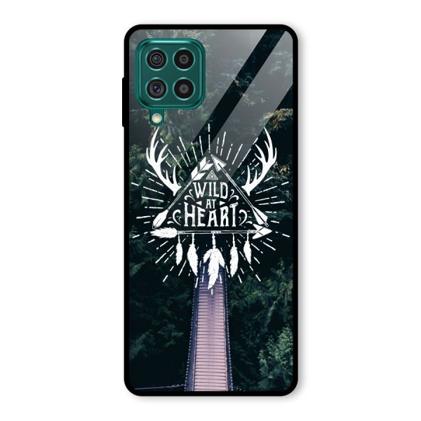 Wild Heart Glass Back Case for Galaxy F62