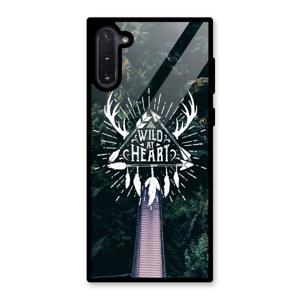 Wild Heart Glass Back Case for Galaxy Note 10