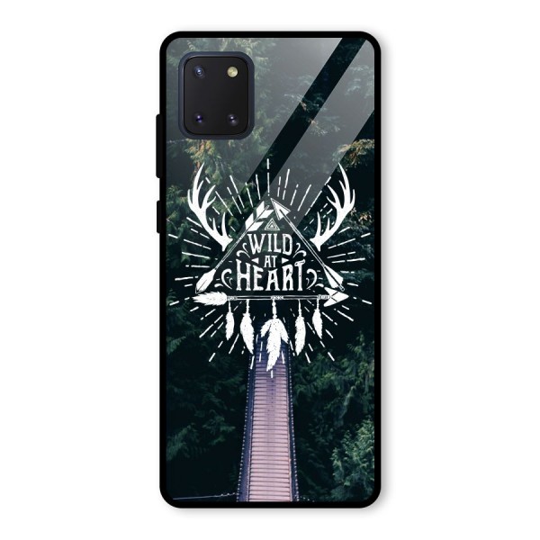 Wild Heart Glass Back Case for Galaxy Note 10 Lite